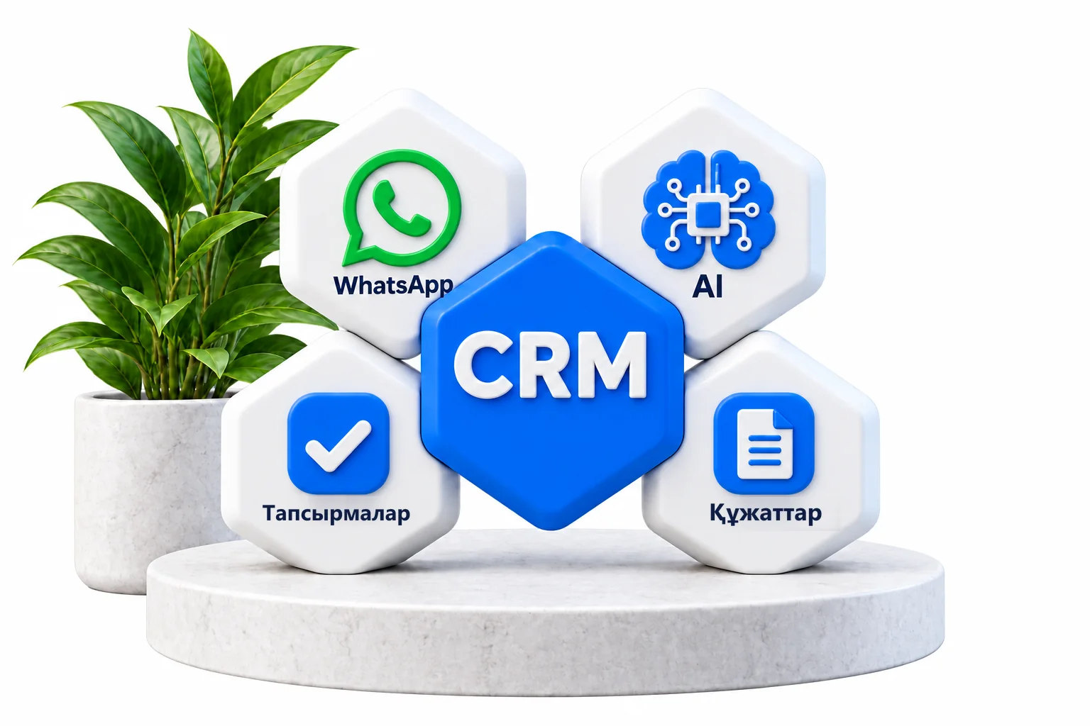 SotaCRM көлемді ұяшықтары: CRM, WhatsApp, AI, тапсырмалар және құжаттар